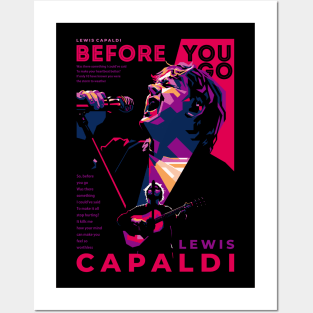 Lewis Capaldi WPAP Posters and Art